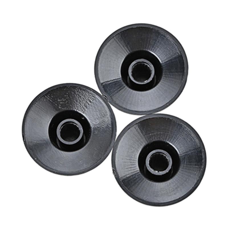 3Pcs Guitar Knobs Amber Top Hat Knobs Guitar Speed Control Knobs Volume Tone Control Knobs Fits 6mm/0.24" Rotary Shaft