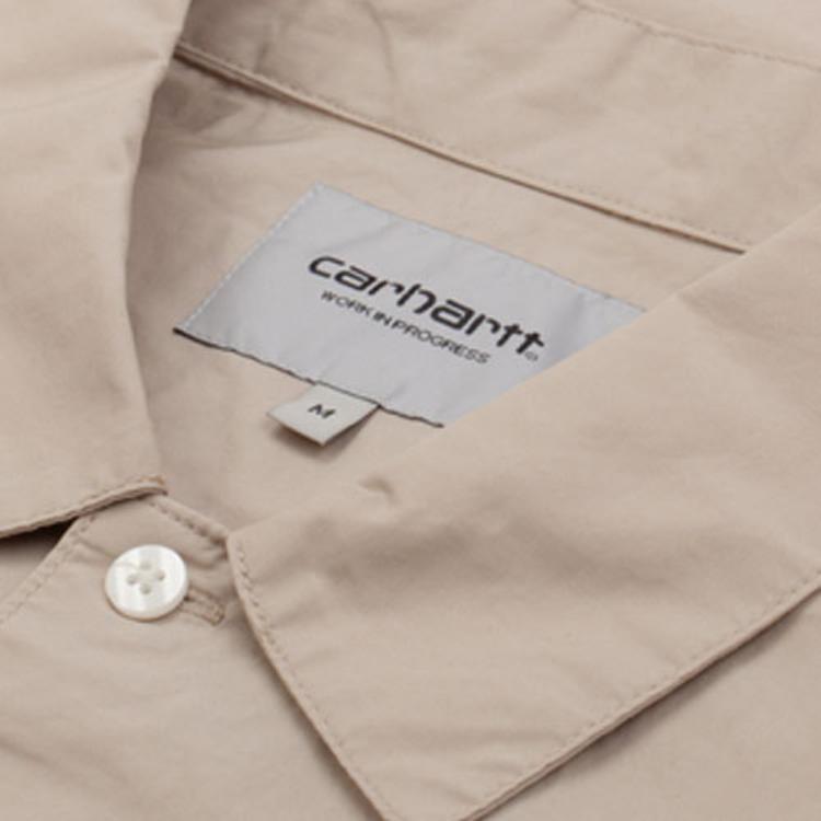 Carhartt WIP Logo Multi-Pocket Work Short Sleeve Shirt Men Shirts Khaki CHXSRI028804G-KHX