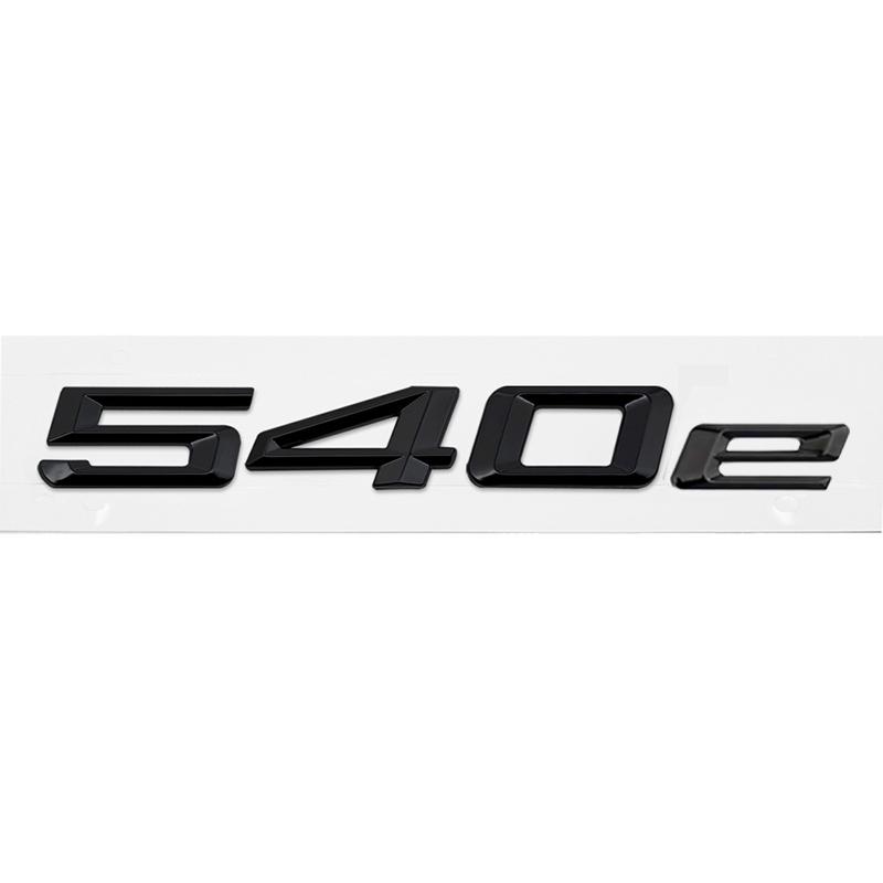 ABS Auto Kofferraum Heck Buchstaben Logo Plakette Emblem Aufkleber für BMW 5er Serie 520e 525e 528e 530e 535e 540e 550e E39 E60 E61 F10 F11 G30