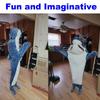 Wearable Shark Blanket Hoodie & Shark Sleeping Bag-Soft Cozy Shark Costume for Bedspread with Shark Bedcover, Machine Washable Shark Themed Sleepwear