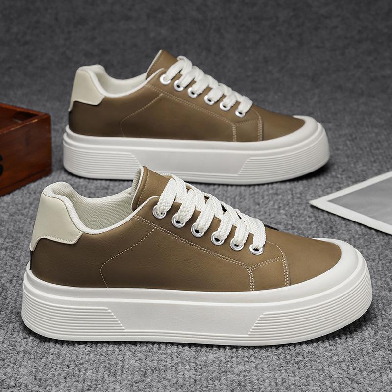 Men Breathable Flat Thick Sole Casual Skate Shoes