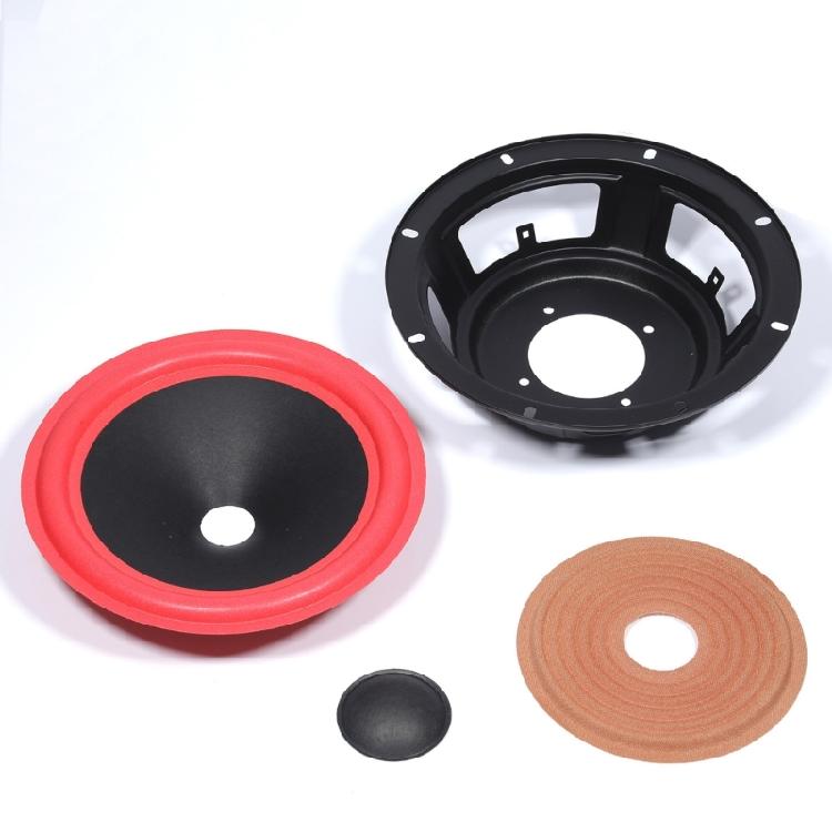 Passive Speaker Radiator With Red Rubber Surround Full Frequency Car Speaker Radiator Replacement