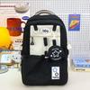 Two-piece backpack for men and women, urban simplicity, lightweight and large-capacity student schoolbag backpack trend