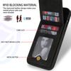 N.BEKUS For iPhone 16 Pro Kickstand Case RFID Blocking Leather+TPU Phone Cover with Card Slots
