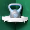 Étagères de salle de bain en plastique Organisateur Étagère d'angle à clipser Étagère d'angle de salle de bain Rangement de douche Support mural Support pour shampoing