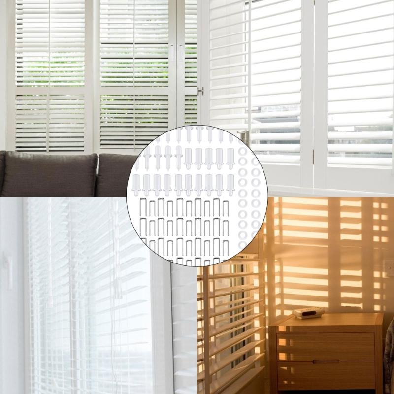Plastic Shutter Repair Pins Plantation Shutter Louvers Staple Replacement For Various Blinds Simple Installation