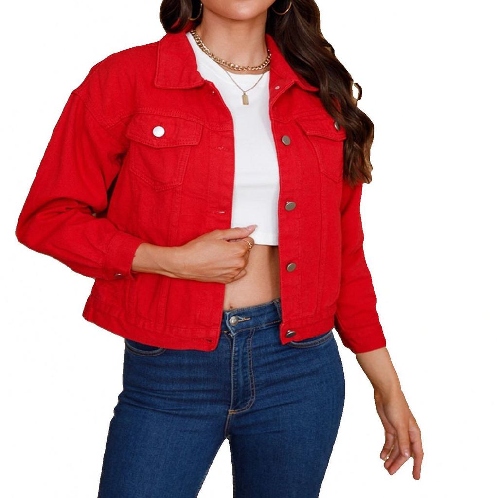 Modische Damen-Freizeit-Oversize-Jacke