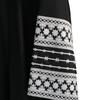Abaya Brodée pour Femmes Musulmanes Robe Dubaï Cardigans Longs Décontractés Amples Kaftans Islamiques Robe Ouverte sur le Devant Longueur Maxi