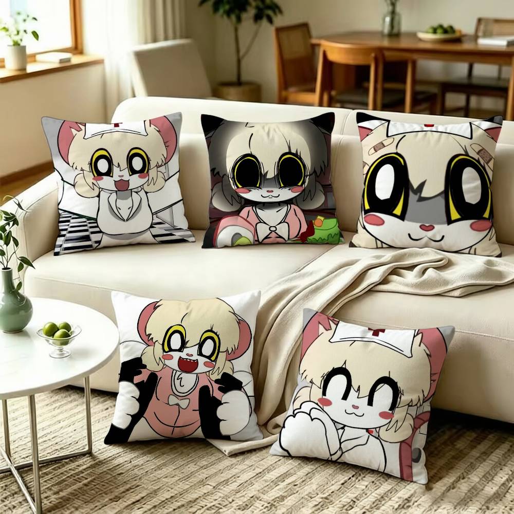 T-Terrible M-Mouse Lorna Square Pillow Case Multi Sizes For Car Home Bedroom Decor Custom Valentine Gifts