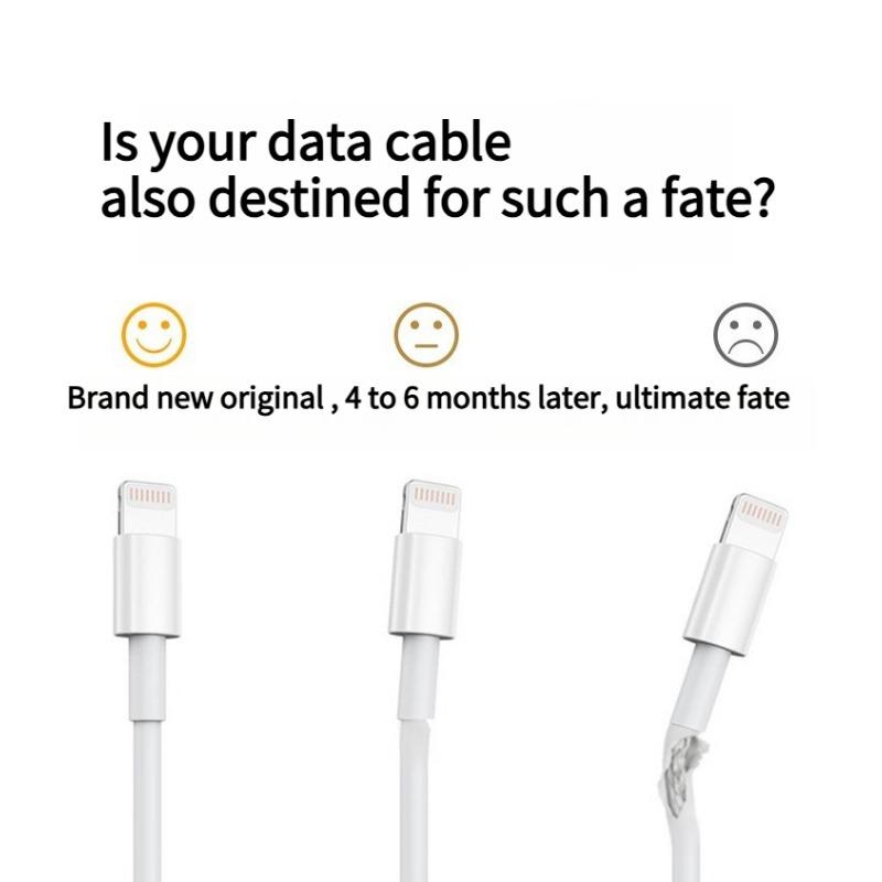 2PCS data cable protective cover, charging cable protective cover, anti-break connector protective cover, Apple Huawei vivo Xiaomi special