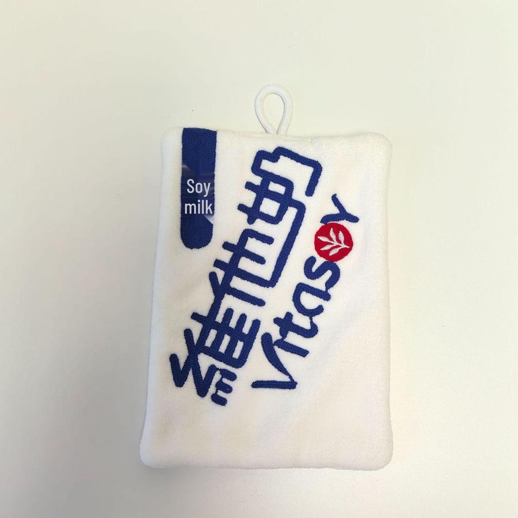Hong Kong Style Quick-Dry Cartoon Bus Taxi Coral Fleece Hand Towel