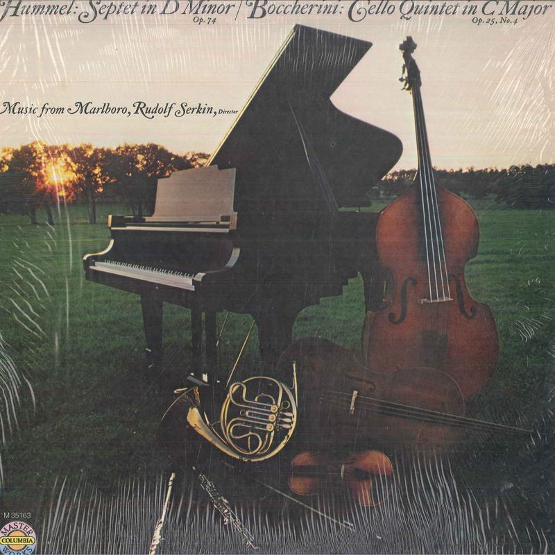 

LP Record MARLBORO MUSIC FESTIVAL, RUDOLF SER - Septet In D Minor, Op. 74 / Cello Q M35163 COLUMBIA MASTER 1979 US Classical Used