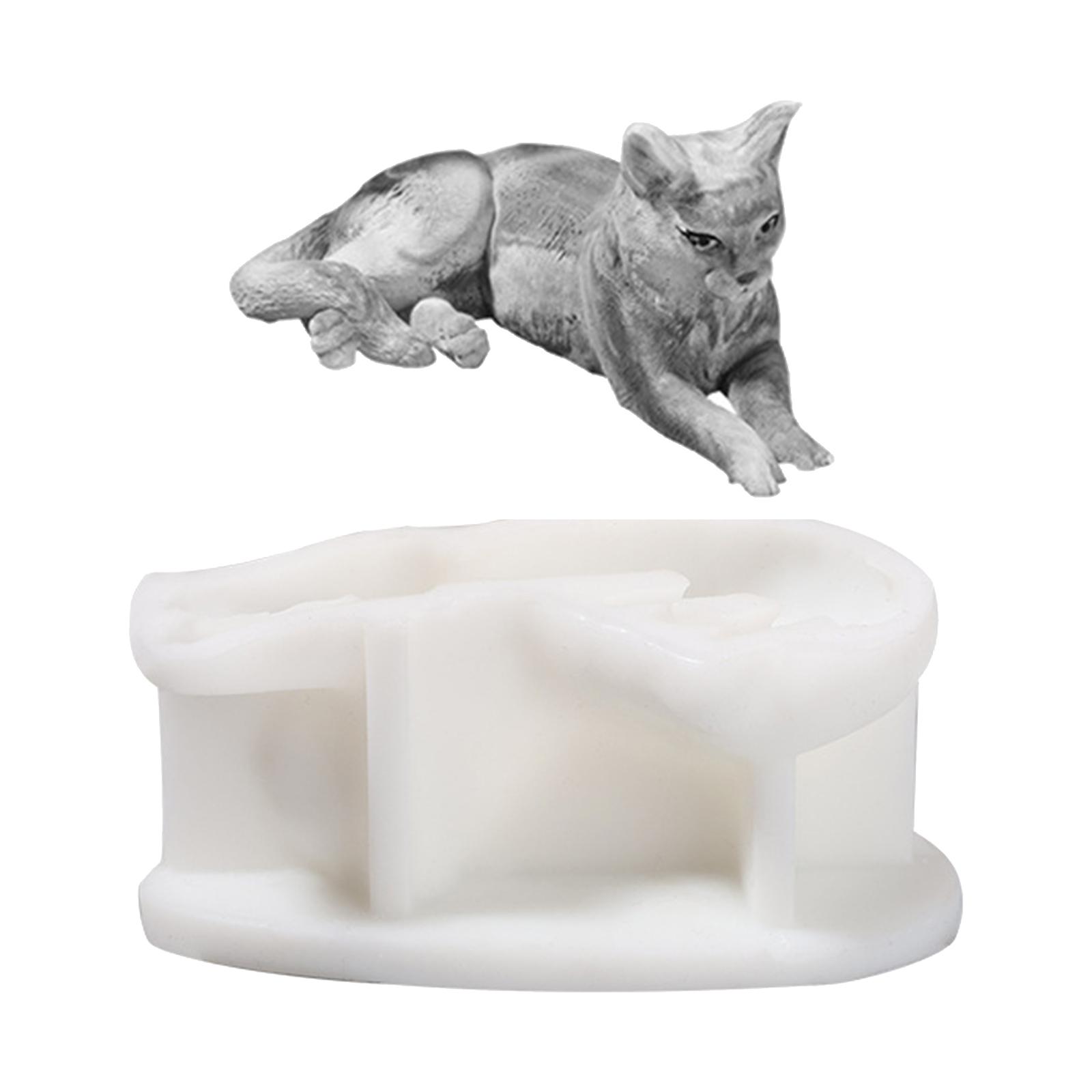 

Креативная силиконовая форма для свечей в форме животных. Легко извлекаемая силиконовая форма для уникальных ароматических свечей в форме животных. A