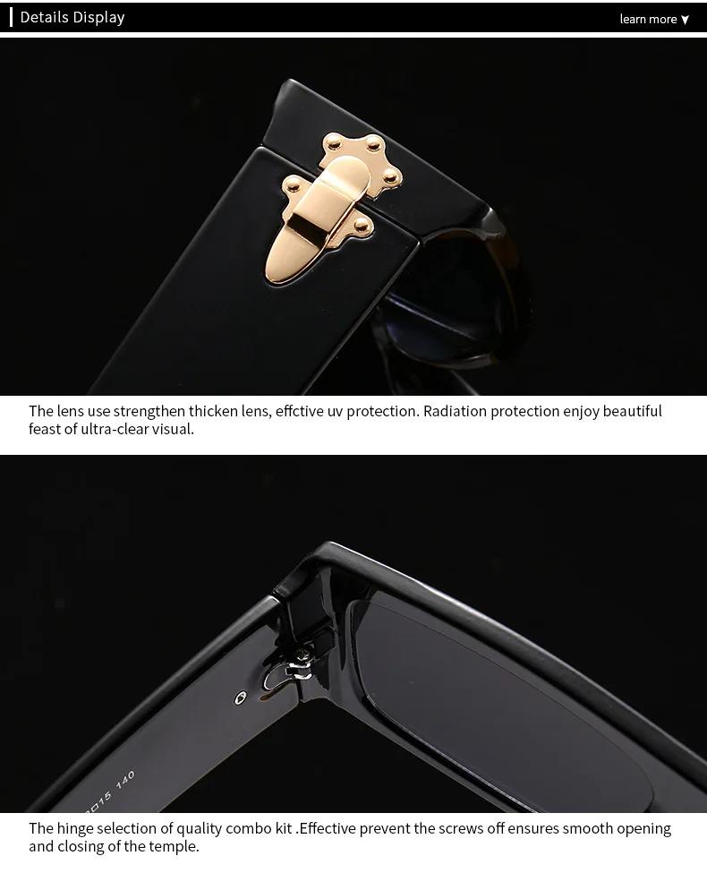 Fashion Vintage Rectangle Sunglasses Women Men Luxury Brand Designer Small Frame Flat Top Gradient Sun Glasses For Female Uv400