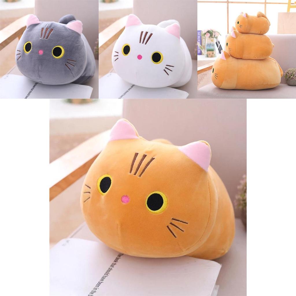 Adorable Cartoon Plush Toy Cat Soft Pillow Cushion For Kids And Girlfriends
