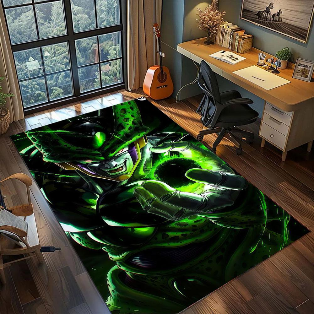 Dragon Ball Cell Perfect Carpet for Living Room Bedroom Home Decor Cool Movie Mat Play Floor Mat