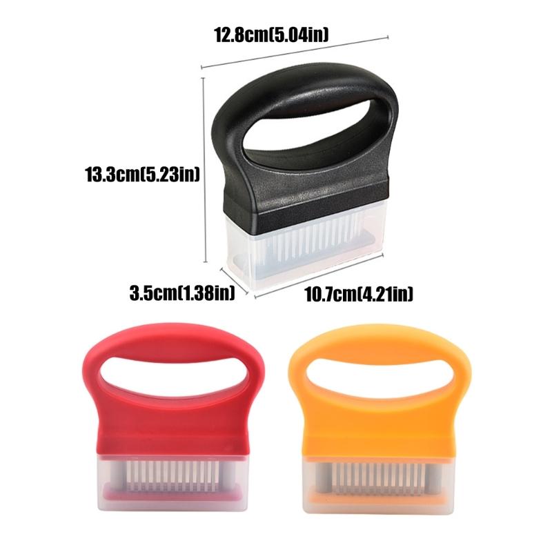 Professional Meat Tenderizer With 48 Nonrust Steel Needle Meat Tenderizer Perfect For Beef Pork And Poultry Cooking