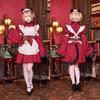 Clearstone High-Classism Halloween Cat Maid Costume for Women (Red)