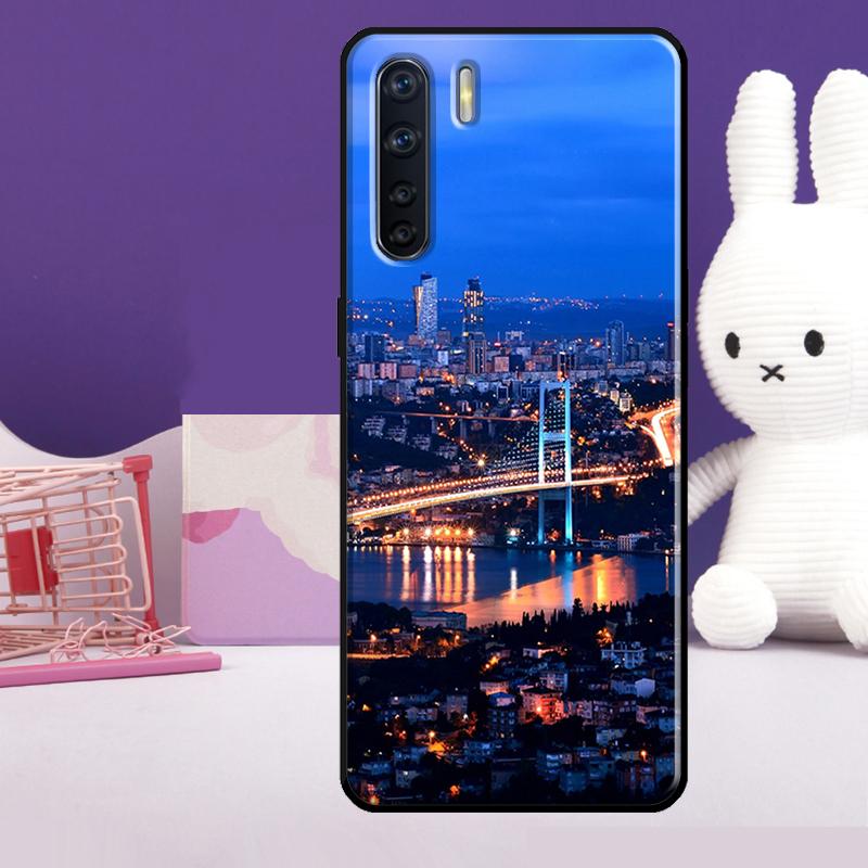 Turkey Istanbul Scenery Building Case For Oppo A5 Pro A15 A17 A57 A77 A18 A38 A58 A78 A98 A94 A74 A54 A40 A60 A80 A16 A76 A96