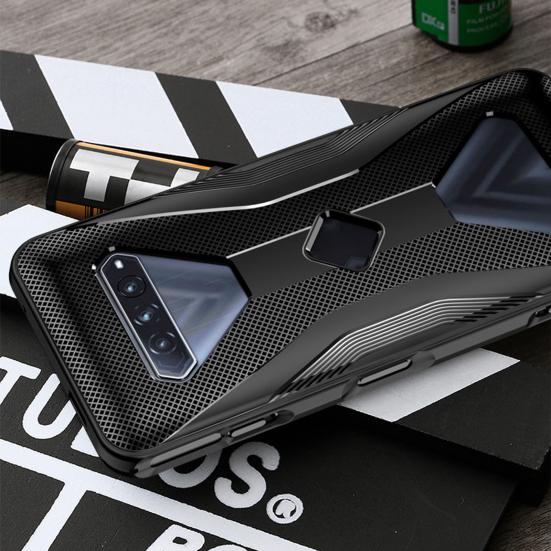 Ultra-thin Silicone Heat Dissipation Shockproof Mobile Phone Protective Case Cover for Xiaomi Black-Shark 4/4PRO