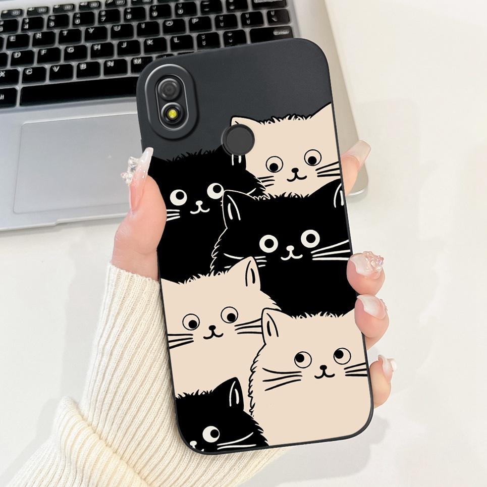 For Tecno Pop 3 Plus BB4 Spark 4 Lite Soft Silicone Cute Cartoon Animals Dragon Painted Matte Cover Pop3 Bumper 6.52" Phone case