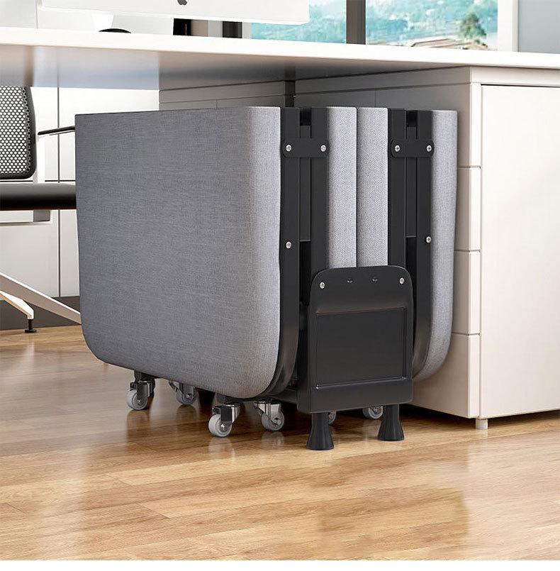 Adjustable Multi-Wheel Folding Bed for Office, Hospital, or Bedroom Use