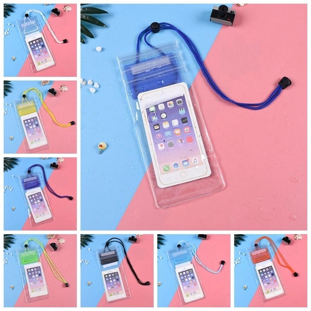 Thick Strap Waterproof Phone Case PVC Mobile Phone Pouch  Thailand Water Splashing Festival