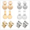 Fashion Statement Earrings 2019 Big Geometric Round Earrings For Women Hanging Dangle Earrings Drop Earing Modern Female Jewelry