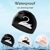 Nouă șepci de înot din silicon de dimensiuni mari pentru adulți, impermeabilă, elastică, durabilă, pentru piscină, lebădă, pălărie de scufundări, cu capac pentru urechi, pentru femei și bărbați