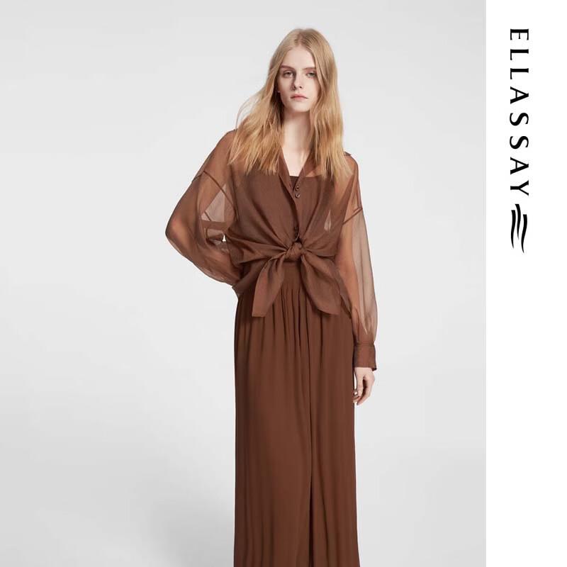 ELLASSAY Women's French Style Two-Piece Sun Protection Shirt