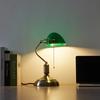 Bank Table Lamp with US Plug Zipper Switch Acrylic Lampshade No Bulb Modes for Bedroom Office and Bank Use