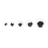 100pcs Black and White Sew On Plastic Eyes Assorted Size DIY Craft Eyes  Kids DIY Craft