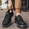 High Quality Men's Low-top Casual Shoes Retro Versatile Thick Sole Platform Shoes Outdoor Non-slip Wear-resistant Ankle Sneakers