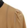 MARNI Portuguese Silk Short sleeve blouse 38 Brown pullover Women Used