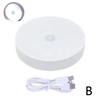 Mini LED Touch Sensor Night Lights USB Rechargeable Kitchen Lamp Portable Round Magnetic Night Light Dimming Wall Base Bedr I4Z1