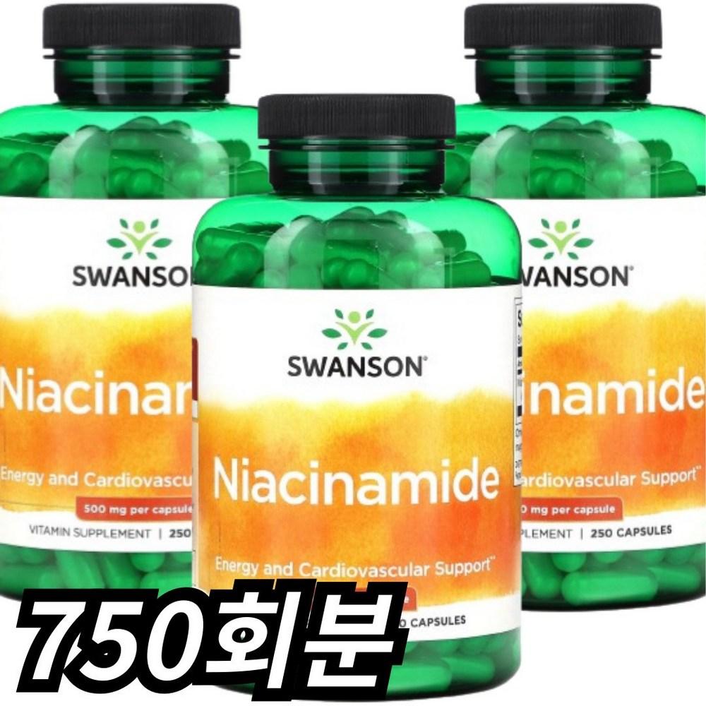 Swanson Niacinamide 500mg Capsules 1 Pcs 750 Servings