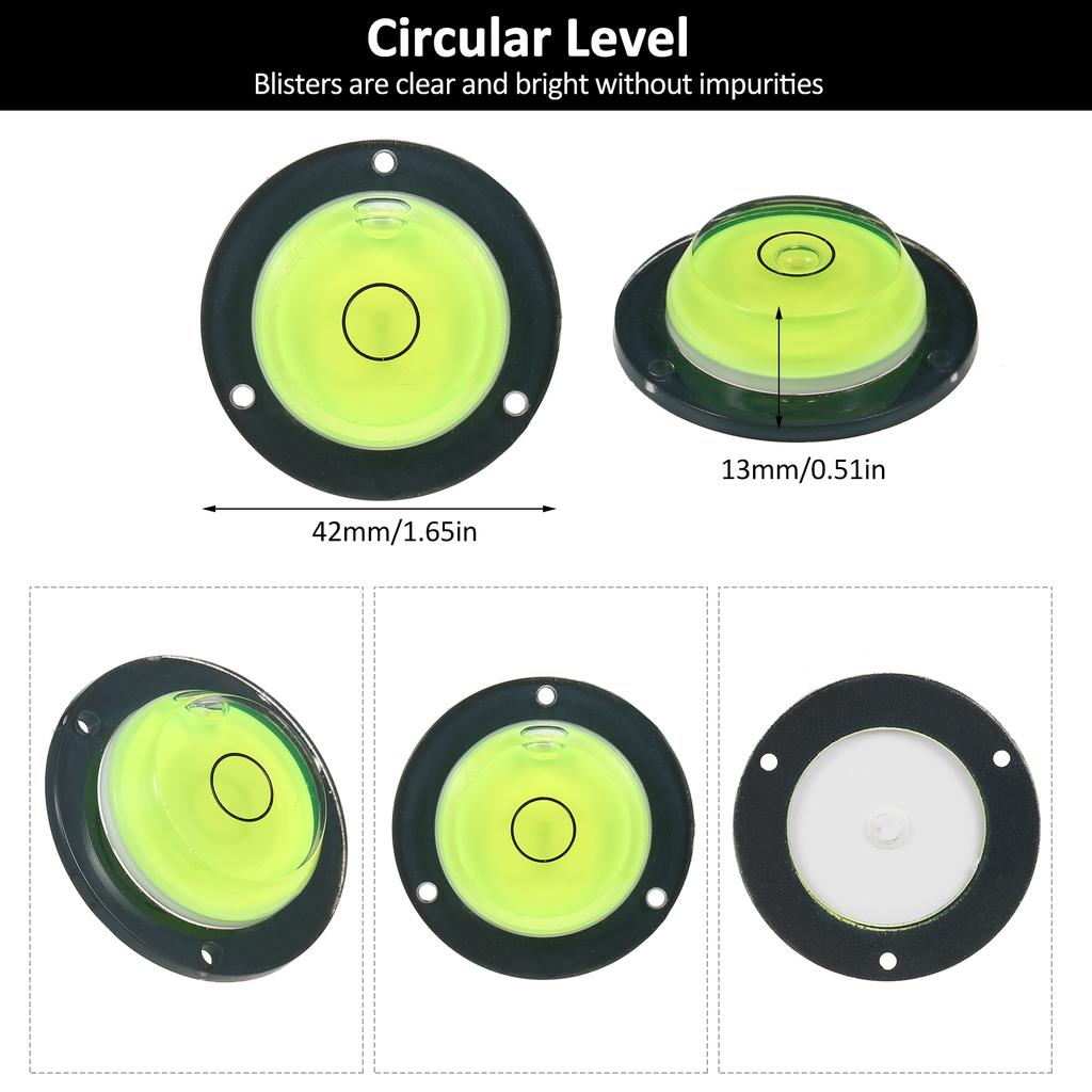 Mini Wasserwaage Set 4 In 1 Tragbare Kleine Libelle Magnetische Taschenwasserwaage T-Wasserwaage Schnurwasserwaage Kreiselwasserwaage