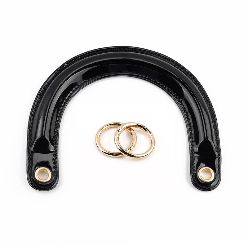 1 шт. Новый продукт подходит для ремешка сумки принцессы Дианы, Изогнутый ремешок для сумки U-образной формы Патентная кожа Изогнутый ПУ ремешок для сумки