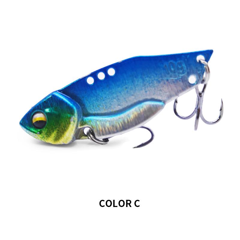 

Super Metal Vib Lure: Thin Back, Extreme Vibration, Short Body for Long Cast, Ideal for Bass 5g Triple Strength 6066 Hook