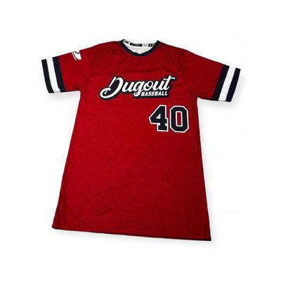 CHAMPRO DUGOUT BASEBALL 40 S Herren-Kurzarmbluse