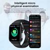 2025 Nowy Smartwatch Męski Damski z EKG+PPG AI do Diagnostyki Zdrowia Zegarek Lipidowy Krwi BP Kwas Moczowy Monitor Serca