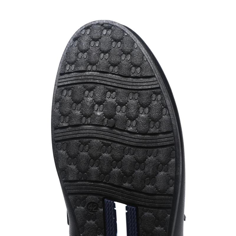 Fashion Summer Leather Men's Half-slipper Breathable Men's Casual Shoes Comfortable Walking Loafers Shoes