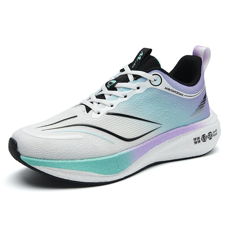 

2024 новая модная пара светящихся кроссовок, подошва попкорн , звук трения, спортивная обувь для бега 36