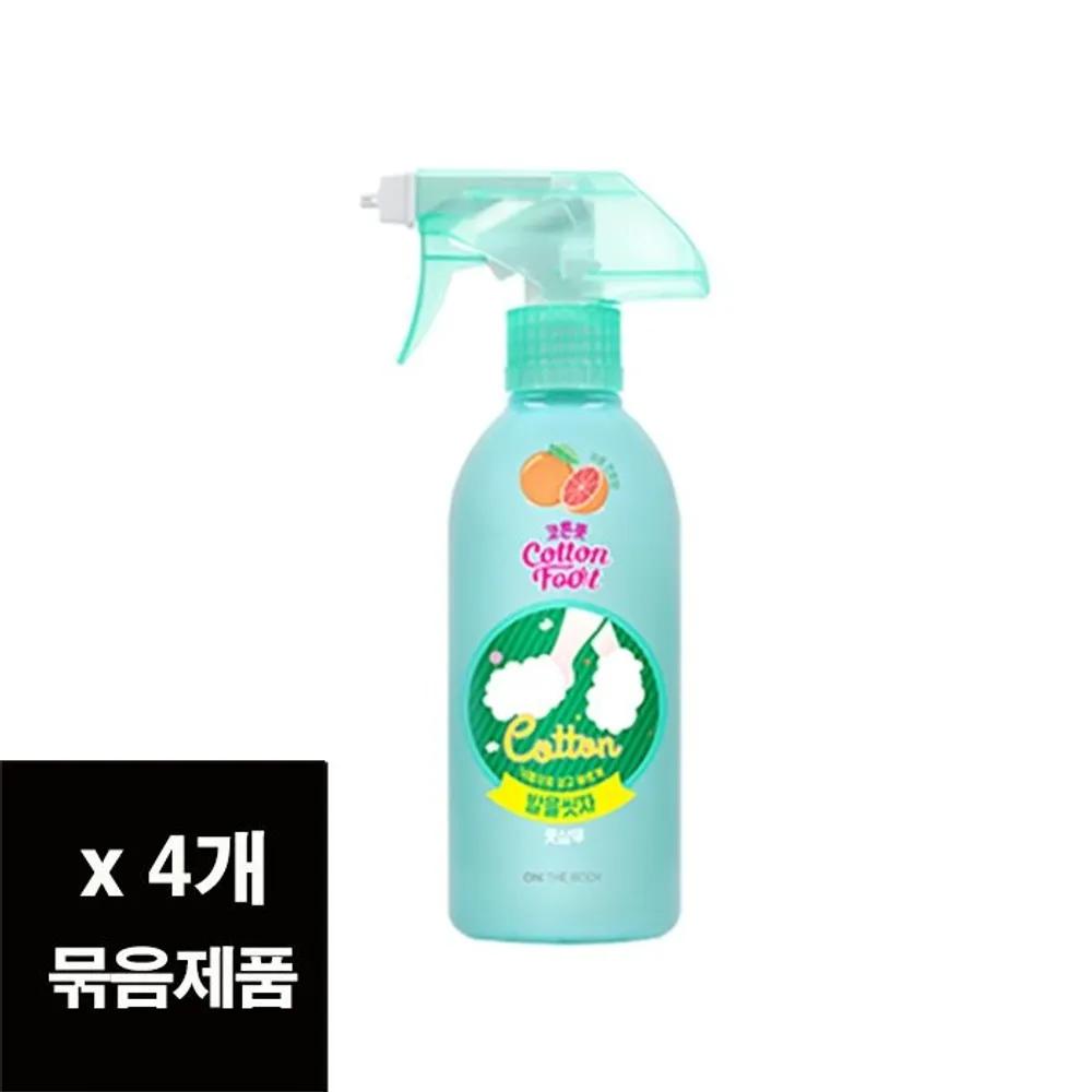 

ON THE BODY Cotton Foot Let s Wash Your Feet Foot Shampoo Grapefruit 385ml x 4