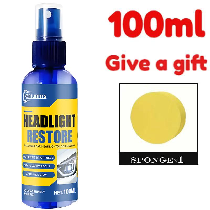 Professional Headlight Restorer-Removes Yellowing, Oxidation & Hazing-Polishing & Sanding Compound-Effectively Boosts Light Brig