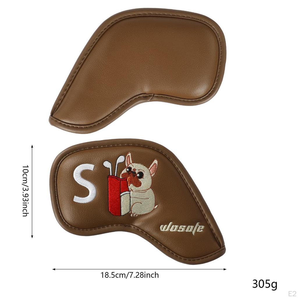 Sada 9 potahů na hlavy golfových želez pro ochranu