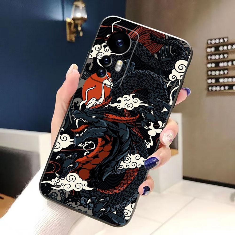 Mythical Dragon Tiger Cover Phone Case For Xiaomi 15 15T 14 14T 13 12T 11 11T POCO F8 F7 F6 F5 X7 X5 M6 M7 PRO Ultra DIY Case