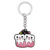 10 Pcs Dental Tooth Shape Model Simulation Keychain  Keyring Cartoon Lovely Girls Kids Gift Pendant Teeth Key Chain