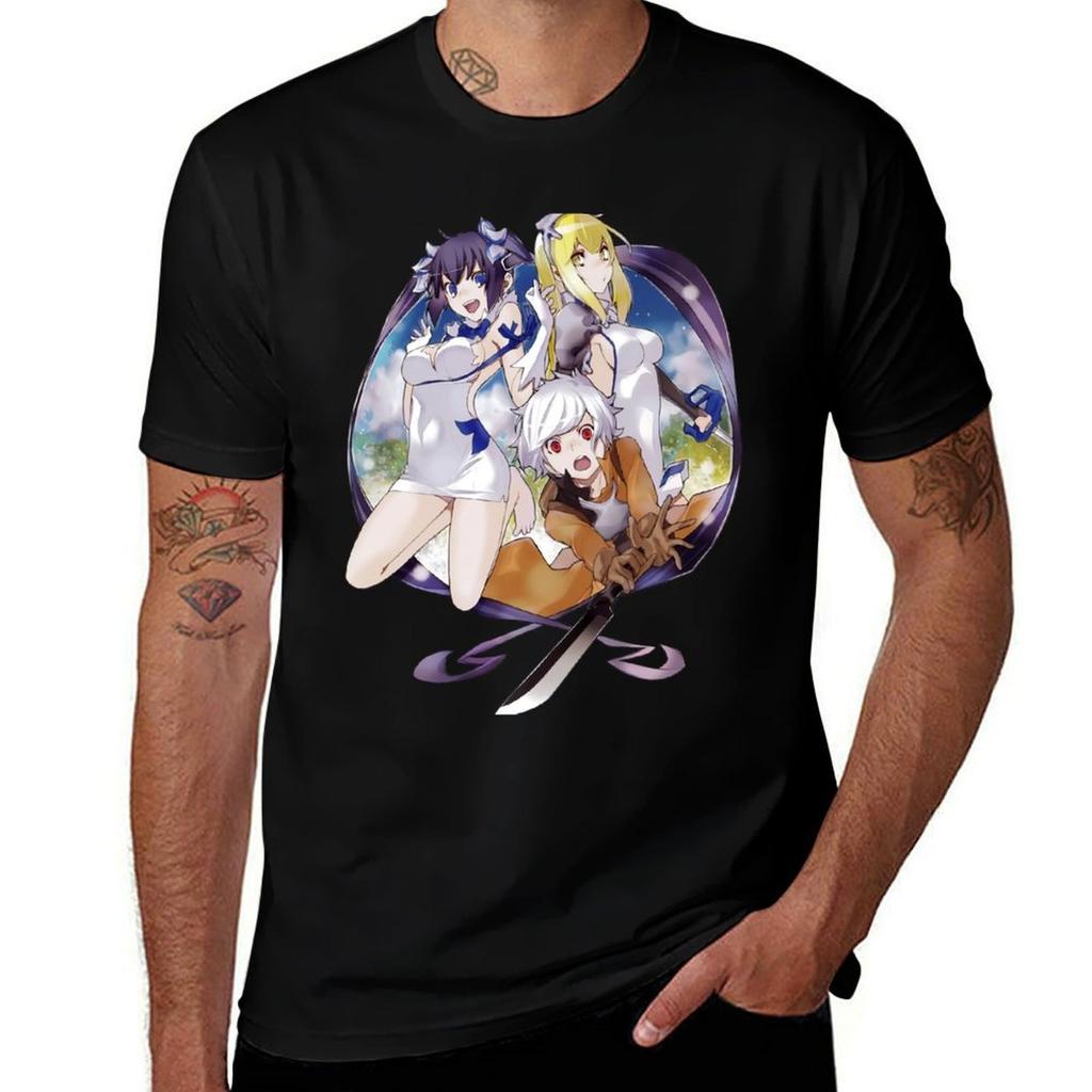 Danmachi TShirt cotton tshirt t shirts with prints TShirt