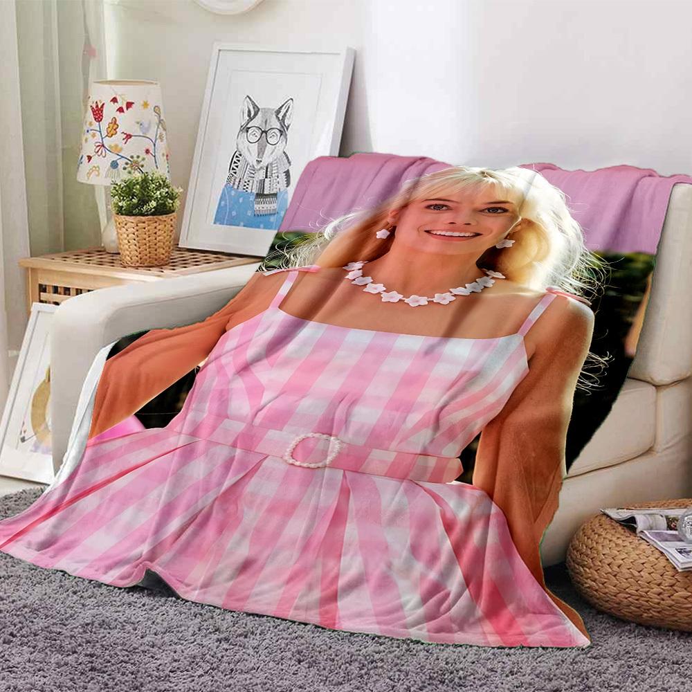 

1 шт. розовое клетчатое платье Фланелевое одеяло Мягкое теплое покрывало для дома, офиса, путешествий, Уютное постельное белье на все сезоны ПодарокL1289 80cmx120cm(31inx47in)